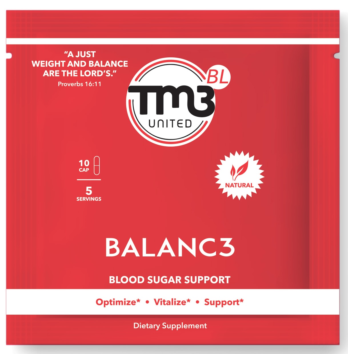 TM3 Balanc3 five-serving sample pack