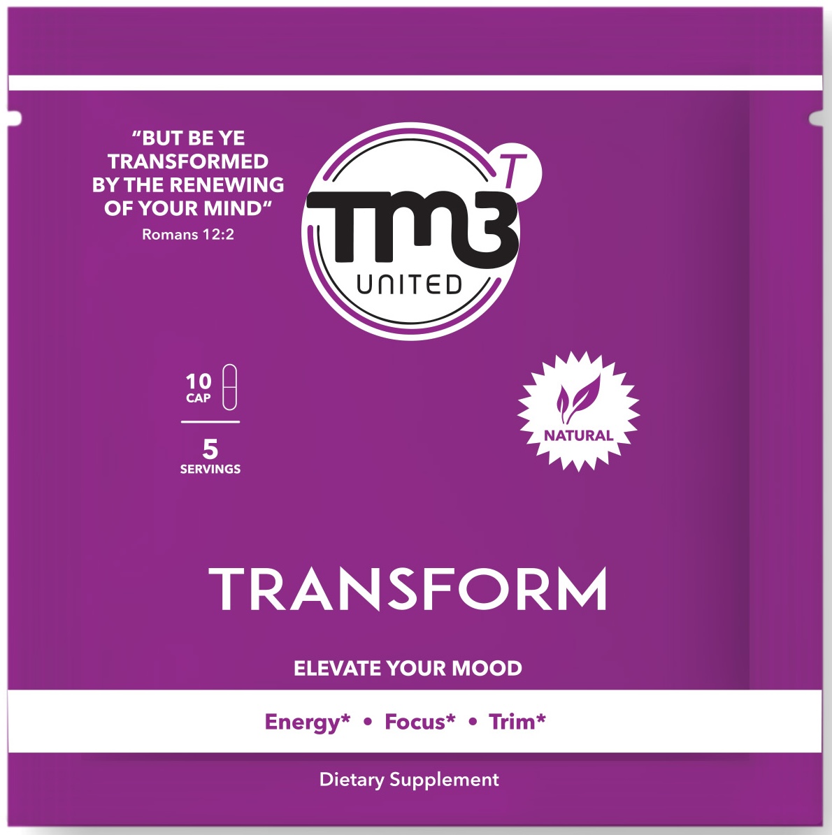 TM3 Transform five-serving sample pack